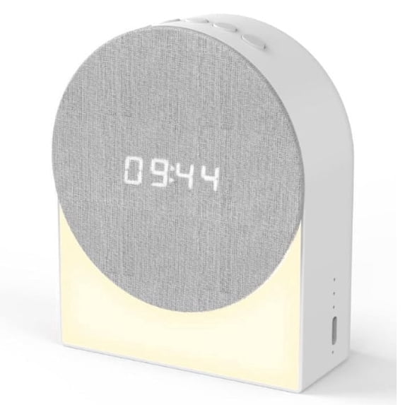 White Noise Sound Machine for Sleep, Sleep Machine with Alarm Clocks and Night Light