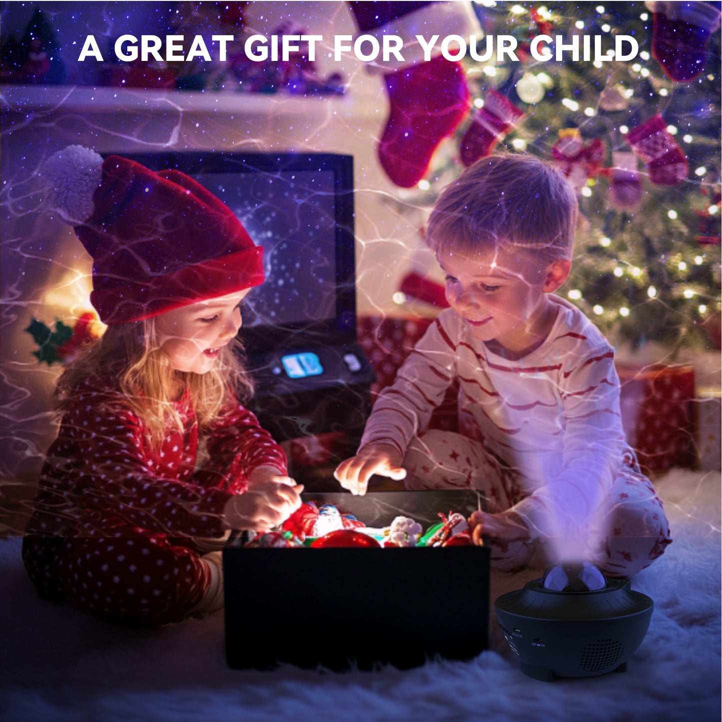 Stars Projector, Galaxy Light Projector for Bedroom 21 Effects Rotating Projection Night Light Ceiling Star Galaxy Projector with Bluetooth Timer and Remote Room Decor Lights for Kids Party