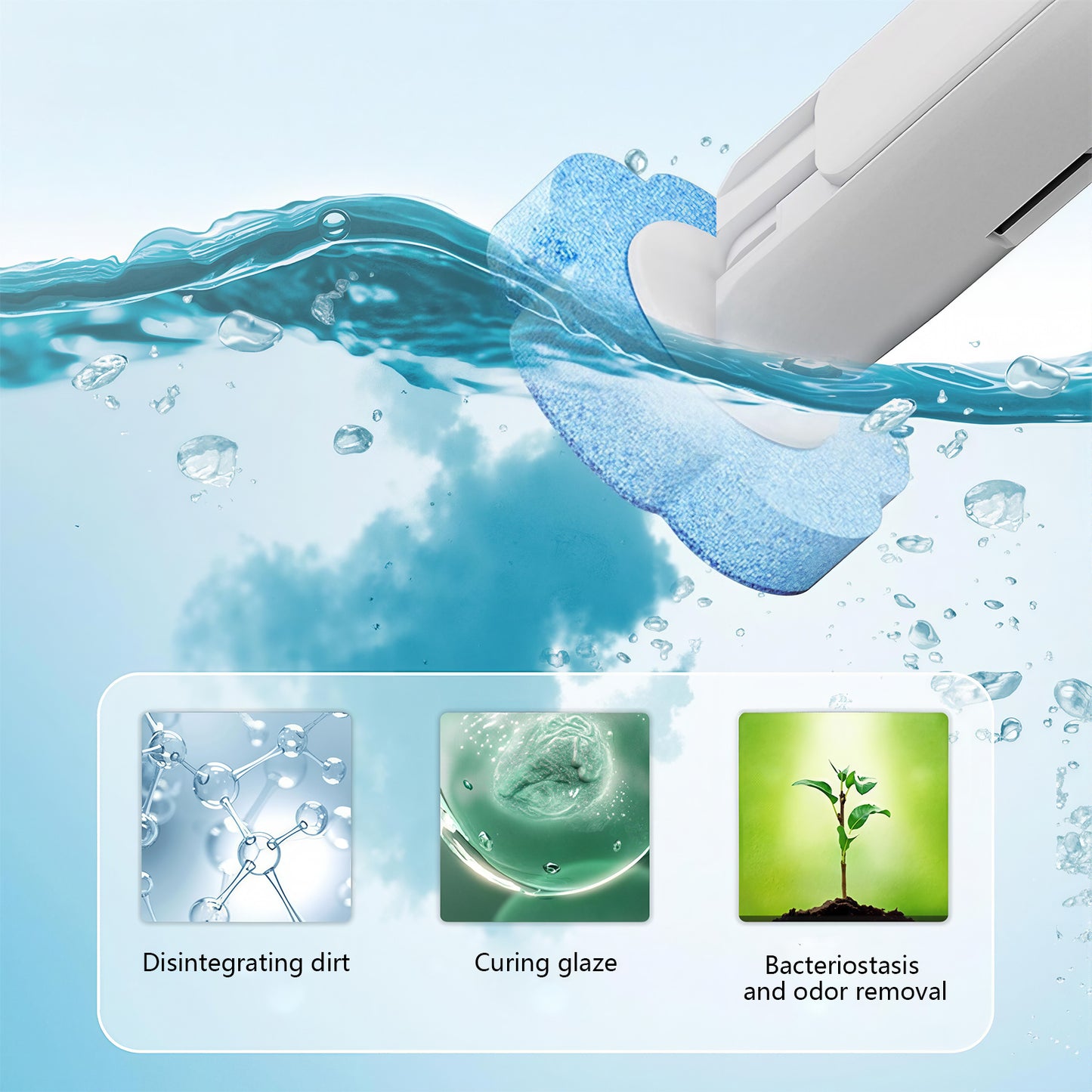 Skdwakiz Disposable Toilet Brush and Holder Set, Toilet Bowl Cleaner Wands with 56 Cleaner Refills, Disposable Cleaning Tools for Toilet, Bathroom Cleaning, Bathtub